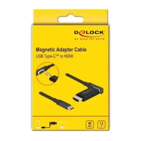 כבל תצוגה USB-C פריק לחיבור מסך HDMI ז/ז DELOCK | 66685 | 4K | 60hertz