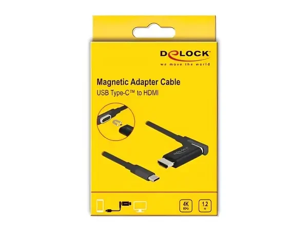 כבל תצוגה USB-C פריק לחיבור מסך HDMI ז/ז DELOCK | 66685 | 4K | 60hertz