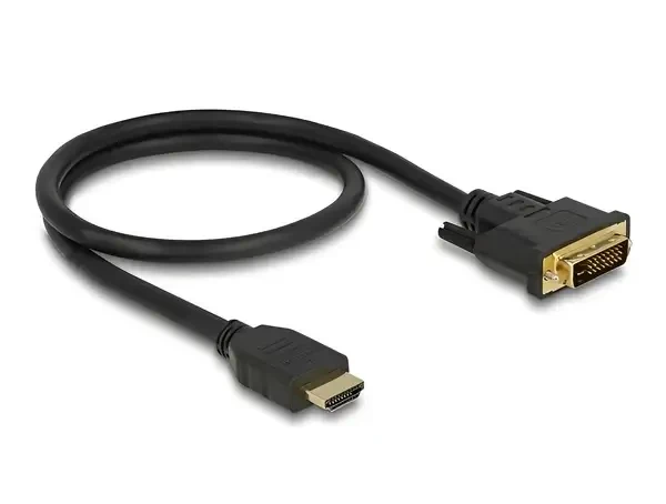 כבל תצוגה תקע HDMI לתקע DVI 24+1 ז/ז DELOCK | 85651