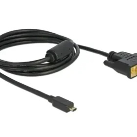 כבל תצוגה תקע מיקרו HDMI לתקע DVI 24+1 ז/נ DELOCK | 83586