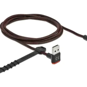 כבל EASY-USB2.0 תקע USB-A בזווית 90° לתקע USB-C בזווית 90° ז/ז DELOCK | 85277 | 4K