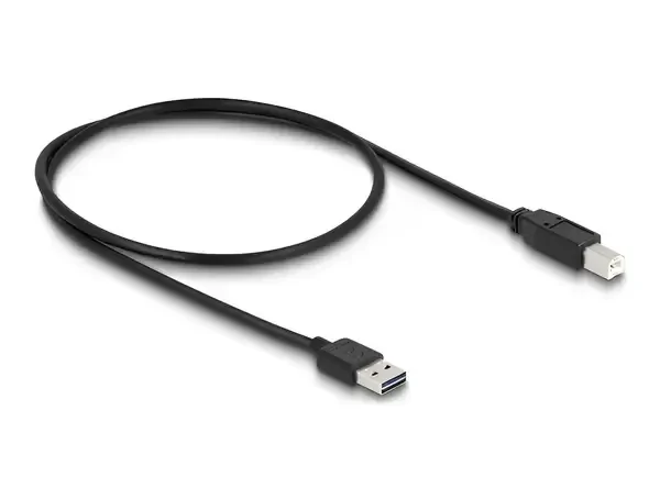 כבל USB 2.0 A-B עם מחבר דו כיווני ז/ז DELOCK | 83358 | 4K