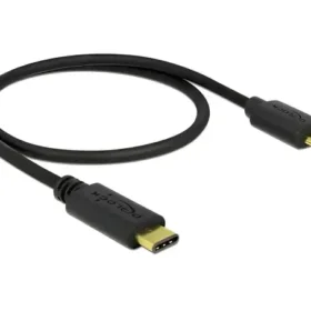 כבל USB 2.0 תקע USB-C לתקע USB Micro-B תומך PD 3 A ז/ז DELOCK | 83333 | 4K