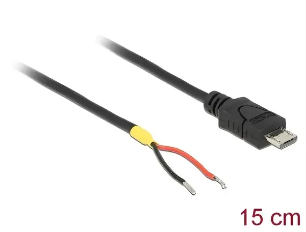 כבל USB-A 2.0 זכר עם 2 גידים פתוחים ז/ז DELOCK | 85306 | 4K