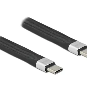 כבל USB-C 2.0 שטוח ז/ז PD 5A ז/ז DELOCK | 86940
