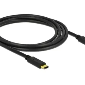 כבל USB-C 2.0 תומך PD 3A ז/ז DELOCK | 83332 | 4K