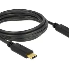 כבל USB-C 2.0 תומך PD 3A ז/ז DELOCK | 83867 | 4K
