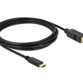 כבל USB-C 2.0 תקע USB-C לתקע USB-B תומך PD 3A ז/ז DELOCK | 83666 | 4K