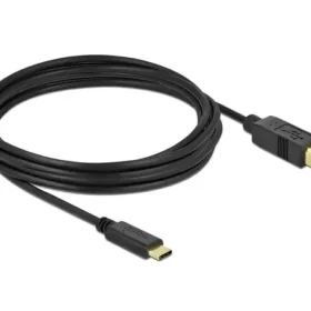 כבל USB-C 2.0 תקע USB-C לתקע USB-B תומך PD 3A ז/ז DELOCK | 83667 | 4K