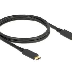 כבל USB-C 3.1 Gen2 10Gbps תומך PD 5A ז/ז DELOCK | 85531 | 4K