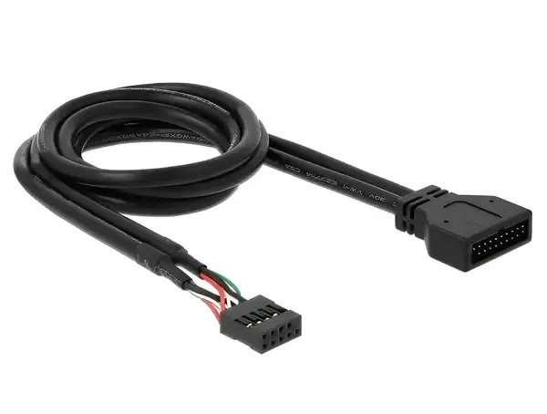 כבל USB תקע 19 פין USB 3.0 לשקע 9 פין USB 2.0 ז/נ DELOCK | 83281 | 4K