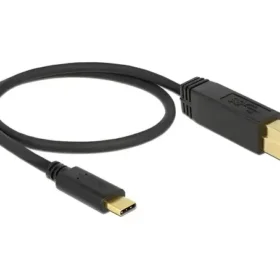 כבל USB3.1 Gen2 10Gbps תקע USB-C לתקע USB-B תומך PD 3A ז/ז DELOCK | 83674 | 4K