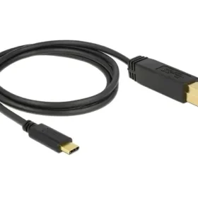 כבל USB3.1 Gen2 10Gbps תקע USB-C לתקע USB-B תומך PD 3A ז/ז DELOCK | 83675 | 4K