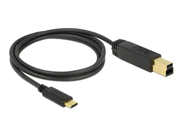 כבל USB3.1 Gen2 10Gbps תקע USB-C לתקע USB-B תומך PD 3A ז/ז DELOCK | 83675 | 4K