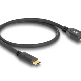 כבל USB3.1 Gen2 10Gbps תקע USB-C לתקע USB Micro-B תומך PD 3A ז/ז DELOCK | 83676 | 4K