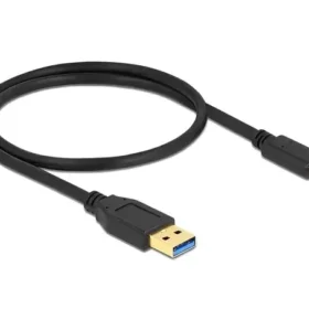 כבל USB3.2 Gen2 10Gbps תקע USB-A לתקע USB-C ז/ז DELOCK | 83869 | 4K