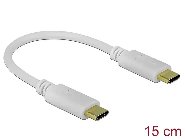 כבל טעינה USB-C ז/ז תומך PD 5A 100 W ז/ז DELOCK | 85357 | 4K