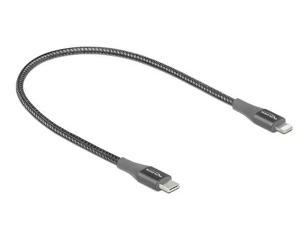 כבל טעינה ונתונים תקע USB-C לתקע Lightning MFi Certified ז/ז DELOCK | 86630