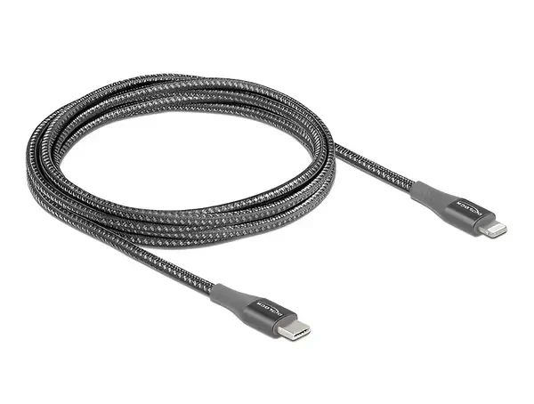 כבל טעינה ונתונים תקע USB-C לתקע Lightning MFi Certified ז/ז DELOCK | 86632
