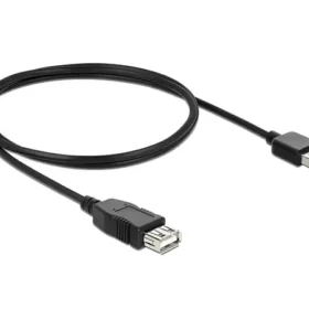 כבל מאריך EASY-USB 2.0 Type-A ז/נ עם מחבר דו כיווני DELOCK | 83370 | 4K