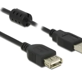 כבל מאריך USB-A 2.0 עם פריט ז/נ DELOCK | 84882 | 4K