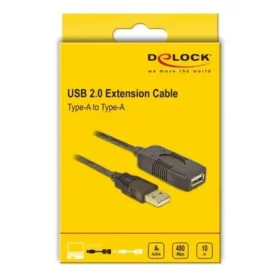 כבל מאריך אקטיבי USB-A 2.0 ז/נ DELOCK | 82446 | 4K