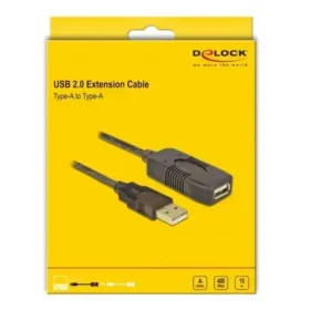 כבל מאריך אקטיבי USB-A 2.0 ז/נ DELOCK | 82689 | 4K