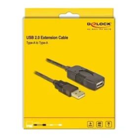 כבל מאריך אקטיבי USB-A 2.0 ז/נ DELOCK | 82690 | 4K