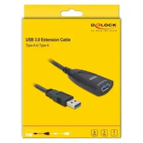 כבל מאריך אקטיבי USB-A 3.0 5Gbps ז/נ DELOCK | 83089 | 4K