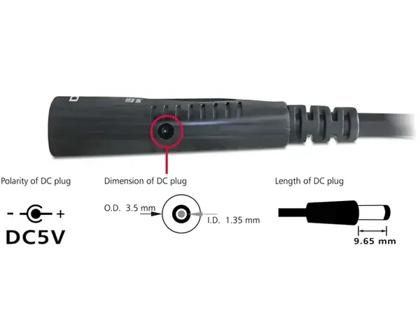 כבל מאריך אקטיבי USB-A 3.0 5Gbps ז/נ DELOCK | 83089 | 4K