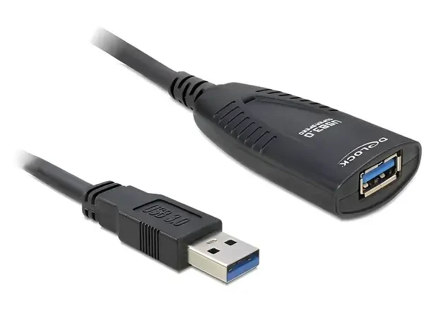 כבל מאריך אקטיבי USB-A 3.0 5Gbps ז/נ DELOCK | 83089 | 4K