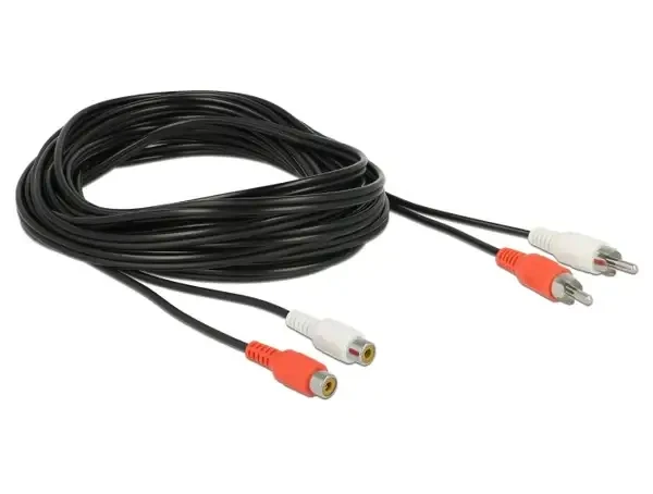 כבל מאריך ואודיו RCA x 2 ז/נ DELOCK | 85807