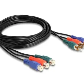 כבל מאריך וידאו 3 RCA RGB x ז/נ DELOCK | 85391