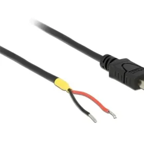 כבל מיני USB 2.0 זכר עם 2 גידים פתוחים ז/ז DELOCK | 85251 | 4K