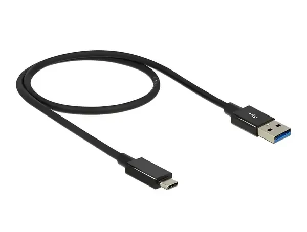 כבל קואקסיאלי USB3.1 Gen2 10Gbps תקע USB-C לתקע USB-A ז/ז DELOCK | 83983 | 4K