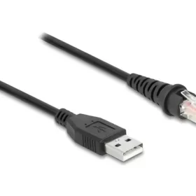 כבל קורא ברקוד תקע USB-A 2.0 לתקע RJ50 ז/ז DELOCK | 90598 | 4K