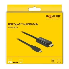 כבל תצוגה USB-C לחיבור מסך HDMI ז/ז תומך 30 הרץ ז/ז DELOCK | 85259 | 4K