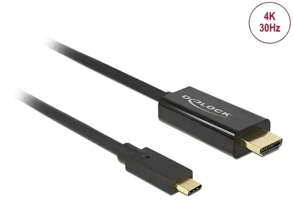 כבל תצוגה USB-C לחיבור מסך HDMI ז/ז תומך 30 הרץ ז/ז DELOCK | 85260 | 4K