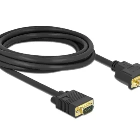 כבל תצוגה תקע VGA לשקע DVI 24+5 ז/נ DELOCK | 86758 | 4K | 60hertz