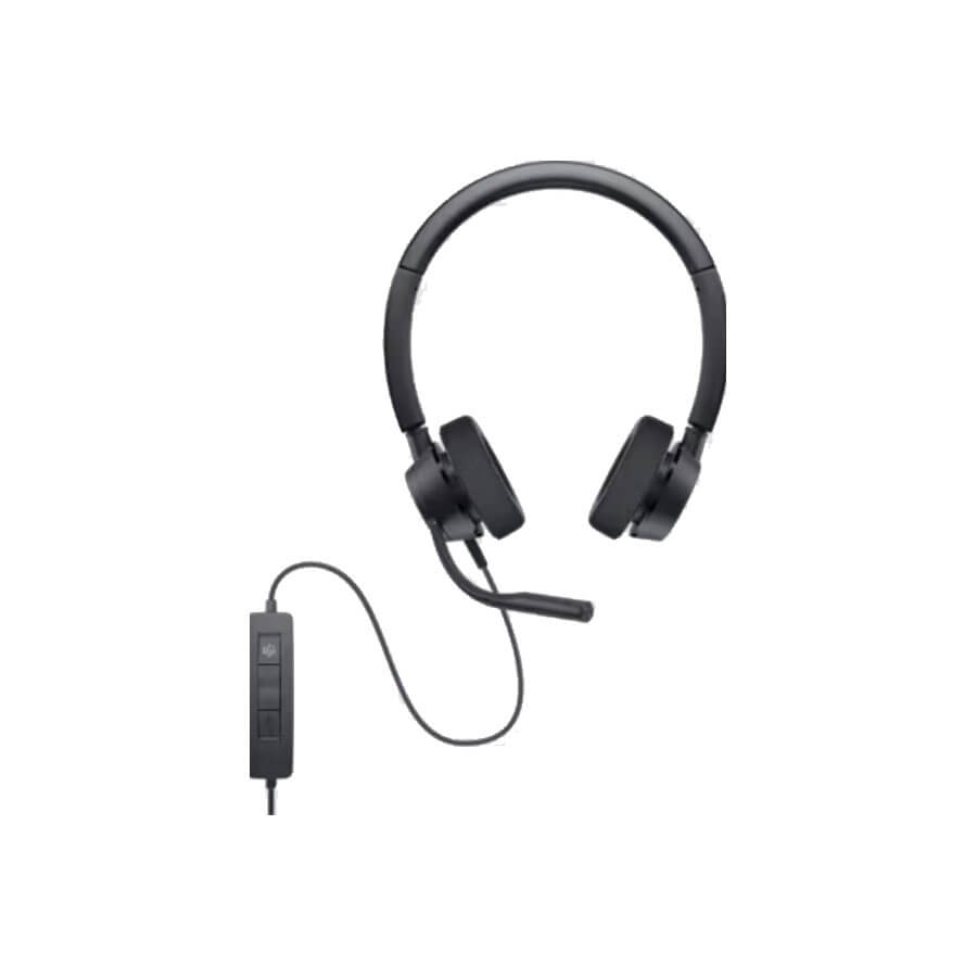 אוזניות חוטיות + מיקרופון של חברת דל DELL | 5397184514023 | USB