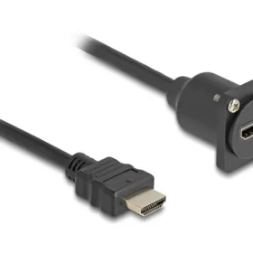 כבל HDMI 4K HDR להתקנה בפאנל מסדרה D ז/נ DELOCK | 87966
