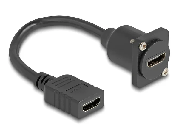 כבל HDMI 4K HDR להתקנה בפאנל מסדרה D נ/נ DELOCK | 87982