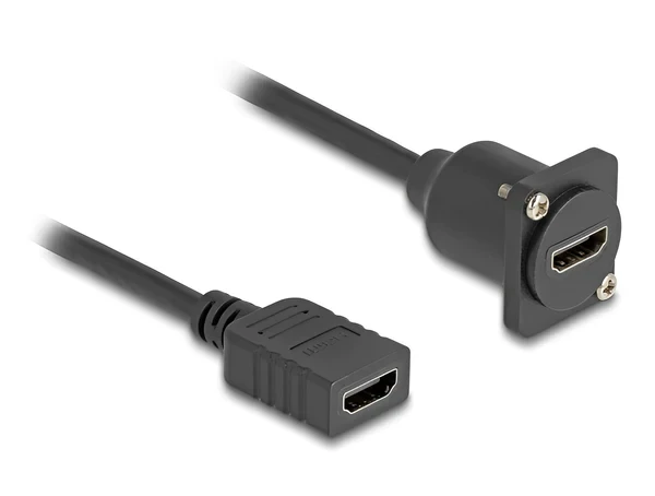 כבל HDMI 4K HDR להתקנה בפאנל מסדרה D נ/נ DELOCK | 87982