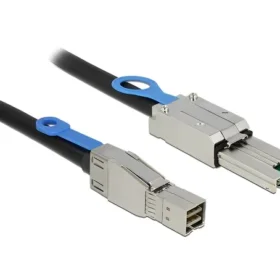 כבל Mini SAS HD SFF-8644 ל- Mini SAS SFF-8088 ז/ז DELOCK | 83572 | 4K