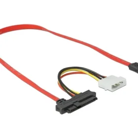 כבל SAS SFF-8482 + Power ל- SATA 7 pin ז/נ DELOCK | 82219 | 4K