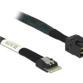 כבל Slim SAS SFF-8654 4i ל- Mini SAS HD SFF-8643 ז/ז DELOCK | 85081 | 4K