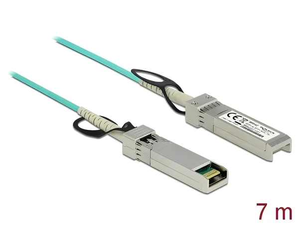 כבל אופטי אקטיבי +SFP ז/ז DELOCK | 86642 | 4K
