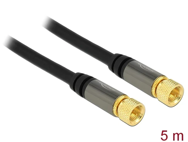 כבל אנטנה F Plug RG-6/U ז/ז DELOCK | 88921 | 4K