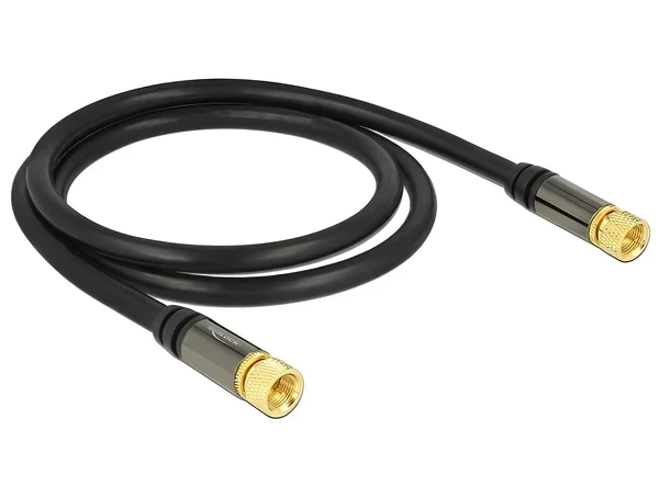 כבל אנטנה F Plug RG-6/U ז/ז DELOCK | 88921 | 4K