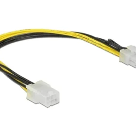 כבל חשמל PCI Express שקע 6 פינים לתקע 8 פינים ז/נ DELOCK | 83775 | 4K
